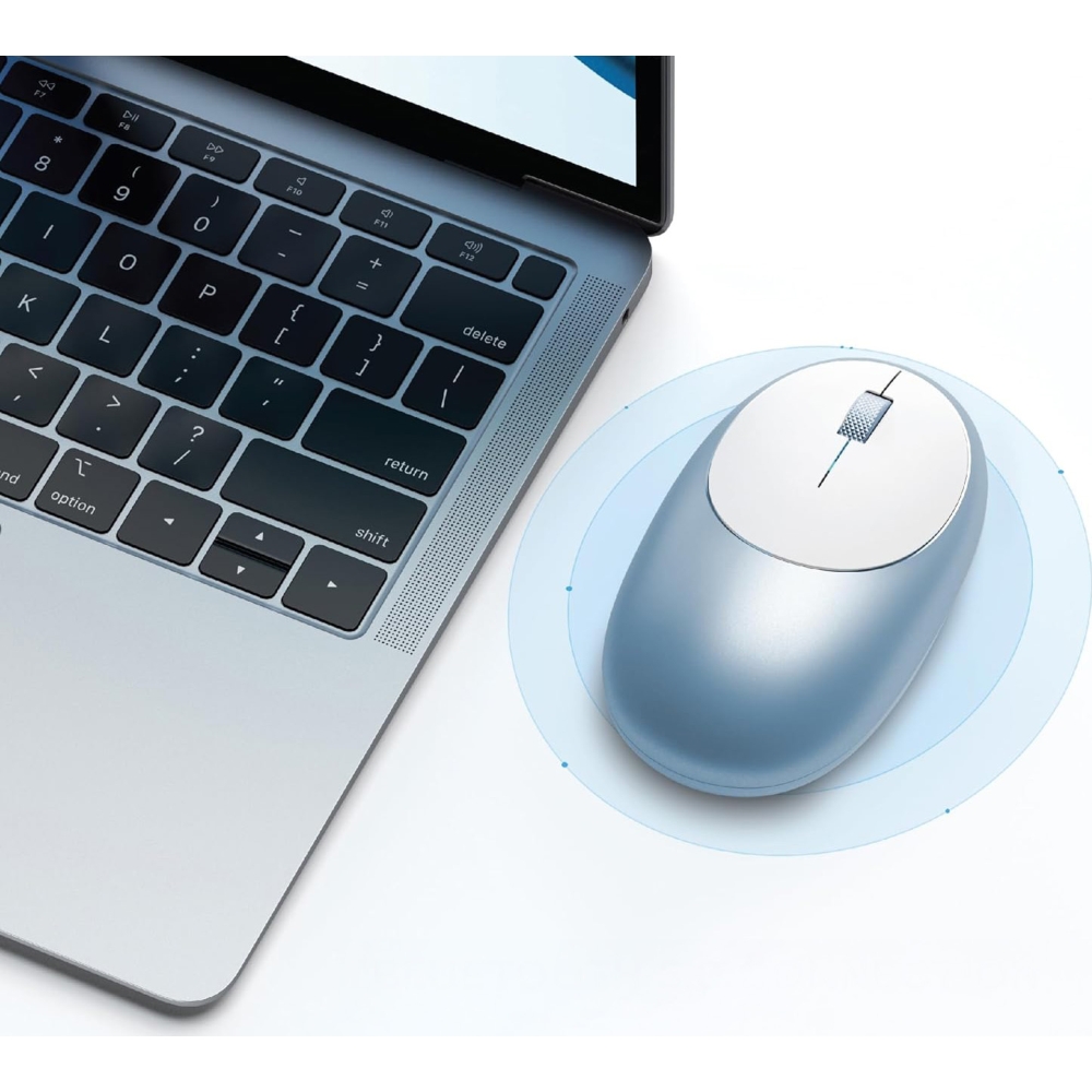 Bezprzewodowa mysz Satechi M1 Bluetooth 5.0 w kolorze Blue (niebiesko-biały) 