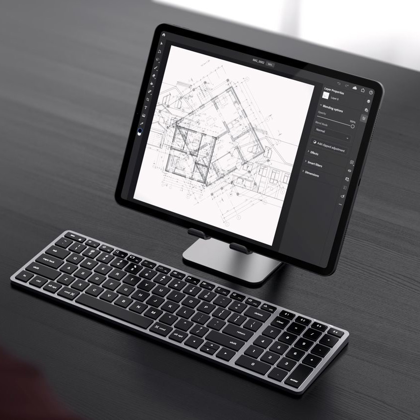 Satechi Slim X2 Bluetooth Backlit Keyboard, czarna