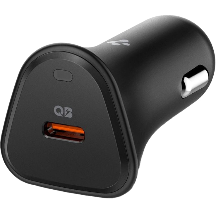 Ładowarka samochodowa Spigen Essential EV301 30W PD PPS USB-C, czarna