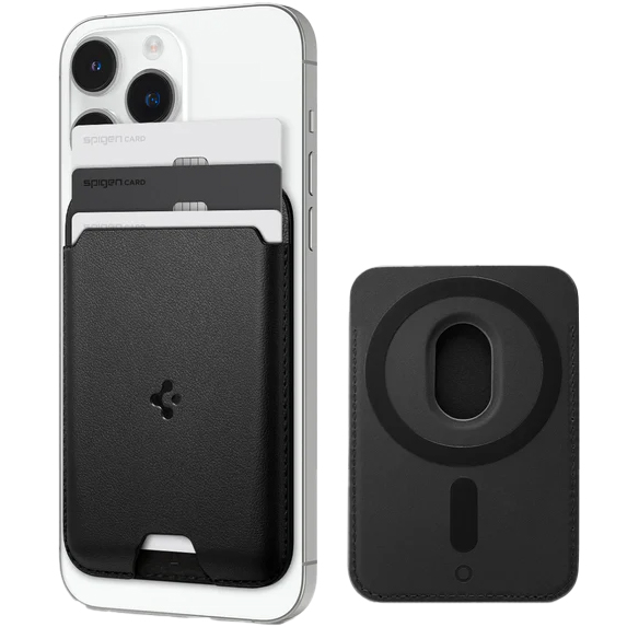 Spigen Valentinus Wallet MagSafe ekologiczna skóra i nowoczesny design