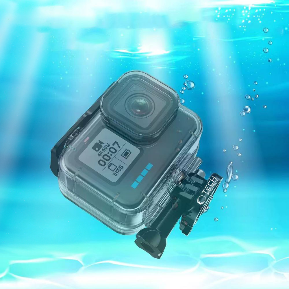 Wytrzymałość Tech-Protect GA200 w każdych warunkach GoPro Hero, przezroczyste
