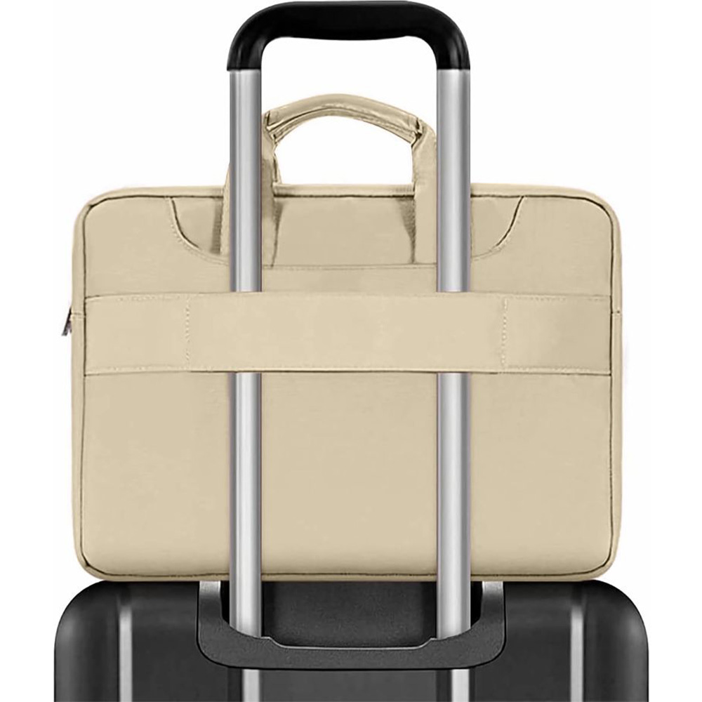 Torba na laptopa 15-16" na ramię, Tech-Protect Pocket Bag, beżowa