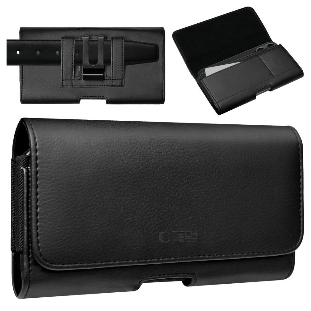 Tech-Protect SM80 Universal Phone Holster Pouch w kolorze czarnym