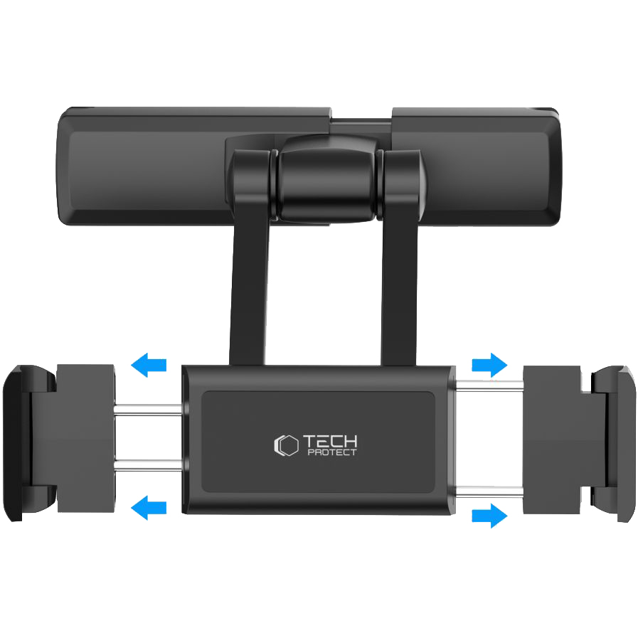 Uniwersalny uchwyt Tech-Protect V2 Stretchable Headrest Car Mount, czarny