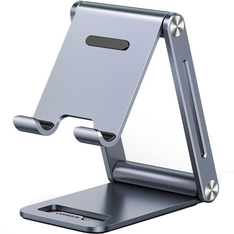 Uchwyt, podstawka, stojak biurkowy Ugreen na telefon / tablet, szary