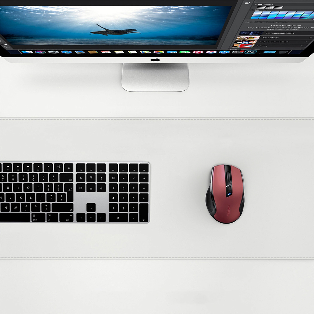 Ugreen Ergonomic Wireless Mouse dla MU006 szybkie połączenie plug and play