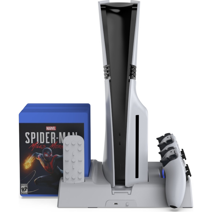 Stacja chłodząca / ładująca do PS5 / Pro / Slim YAXO Arctic Breeze, biała