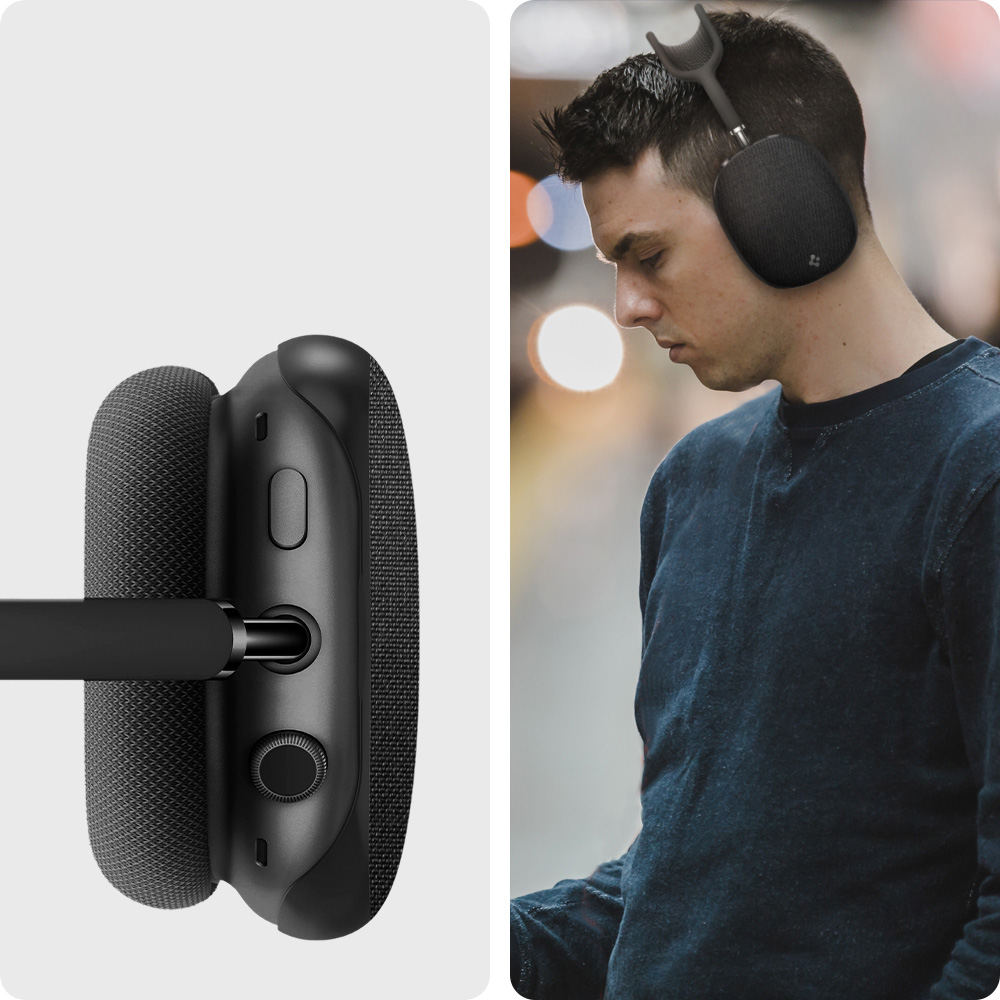 Oryginalne etui od marki Spigen z serii Urban Fit dla AirPods Max, czarne