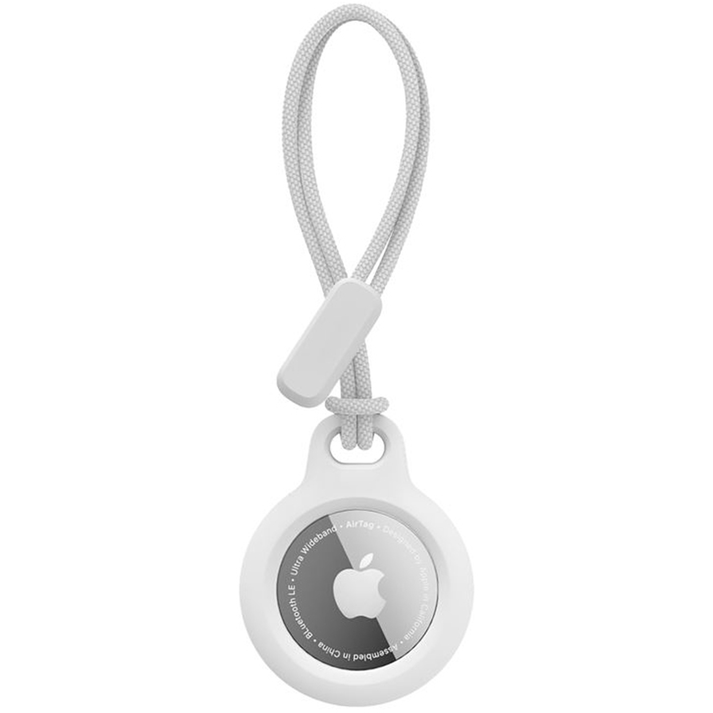 Mobile Origin Airtag Loop Case Holder A1, solidne etui montaż beznarzędziowy wygodne akcesoria codzienne, biały 