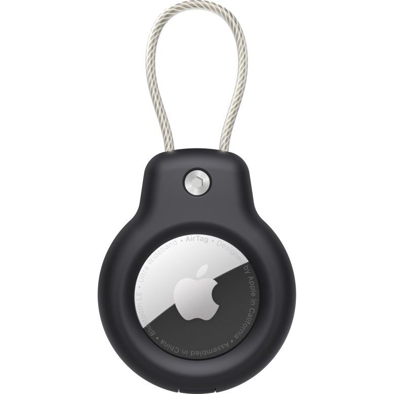 Etui / brelok Tech-Protect Rough Vein 2-pack do Apple AirTag, 2 sztuki, czarne.