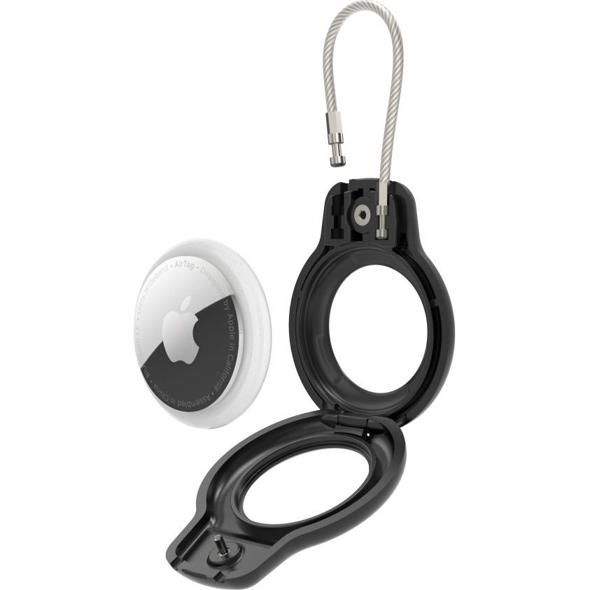 Etui / brelok Tech-Protect Rough Vein 2-pack do Apple AirTag, 2 sztuki, czarne.