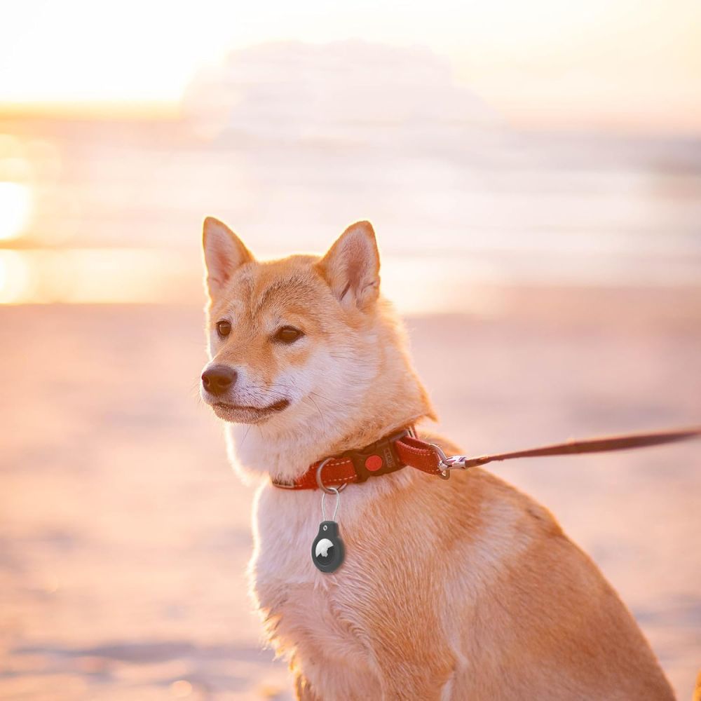 Etui / brelok Tech-Protect Rough Vein 2-pack do Apple AirTag, 2 sztuki, czarne.