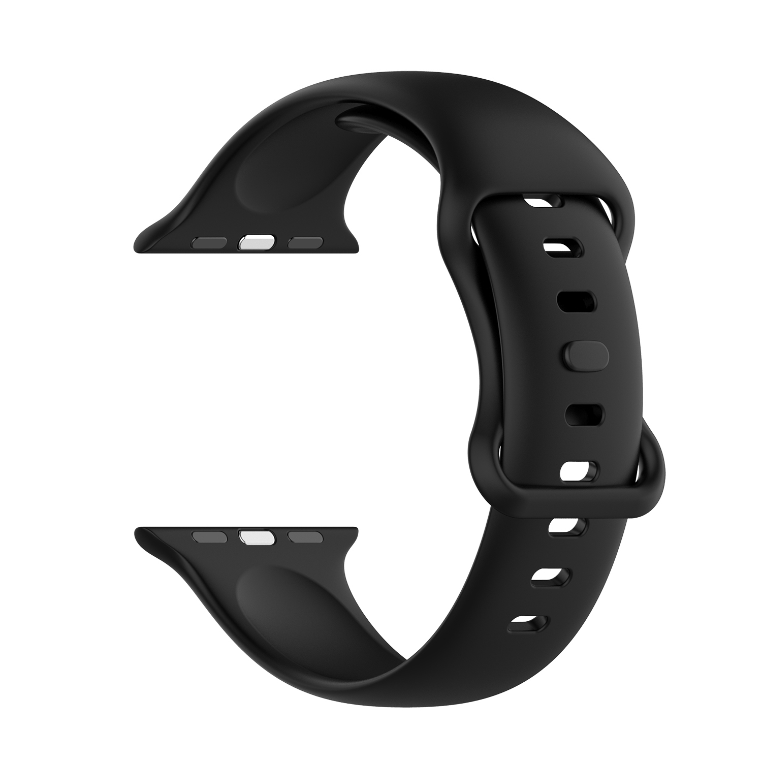 Armband für Apple Watch 38/40/41/42 mm, Bizon Strap Watch Silicone S