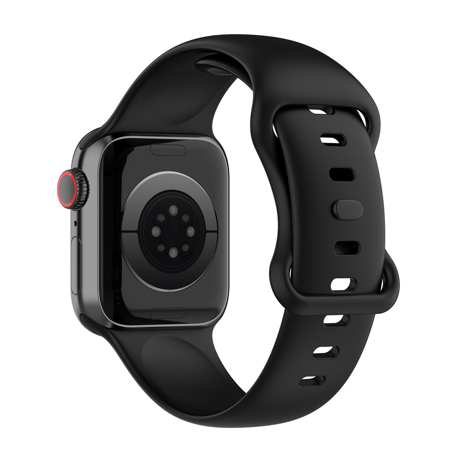 Armband für Apple Watch 38/40/41/42 mm, Bizon Strap Watch Silicone S