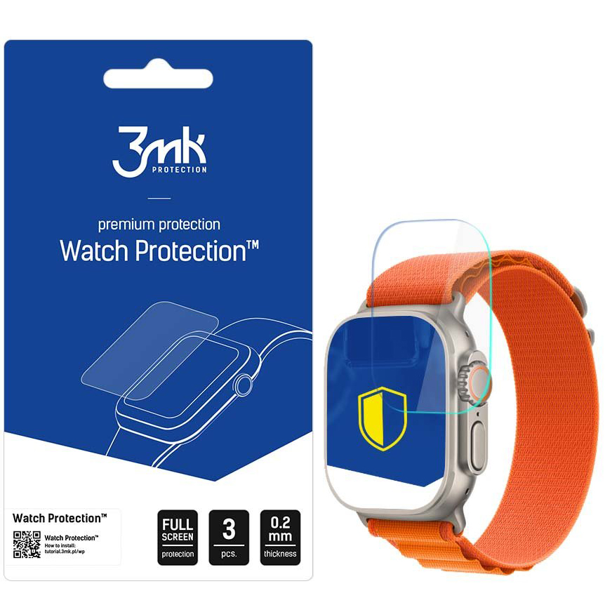 Hybridglas 3mk Watch Protection für Apple Watch Ultra 49 mm