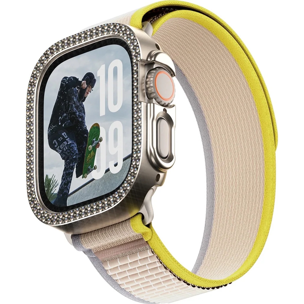 Etui Bling PanzerGlass do smartwatcha – błyszczący wygląd, ładowanie bez zdejmowania, funkcjonalność bez kompromisów, ochrona koperty zegarka.