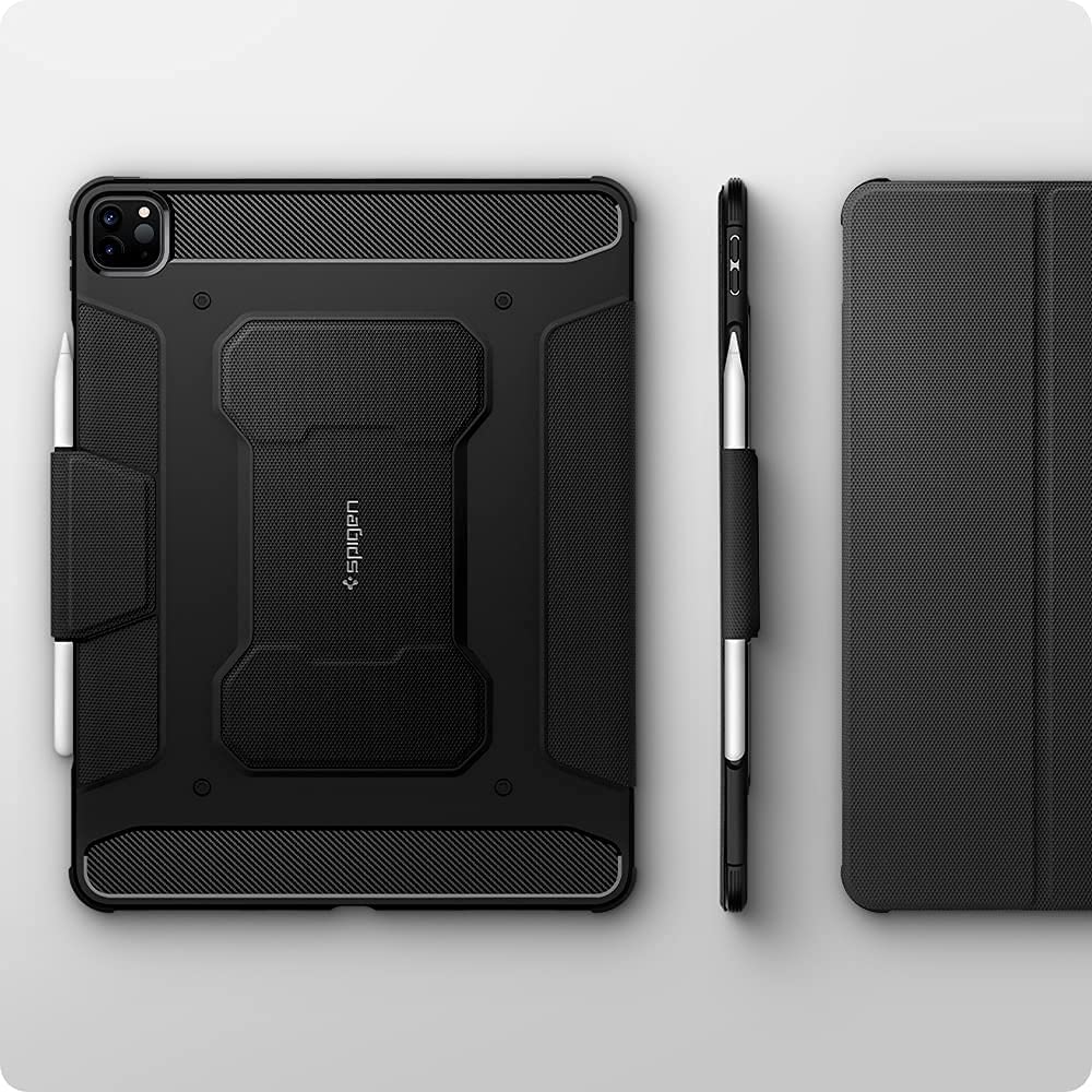 Oryginalne etui od marki Spigen z serii Rugged Armor Pro dla iPad Pro 12.9 2021