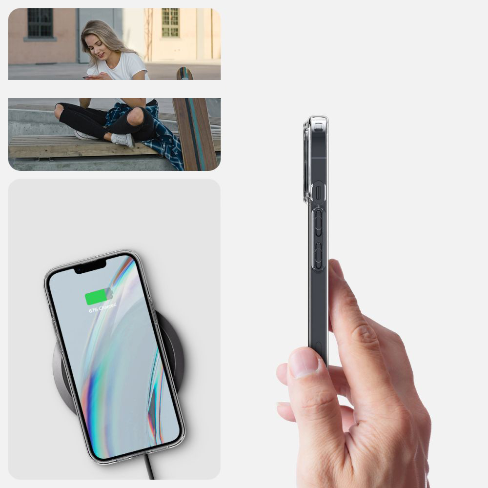 Schutzhülle Spigen Crystal Pack für iPhone 14 Plus