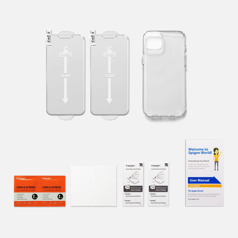 Schutzhülle Spigen Crystal Pack für iPhone 14 Plus