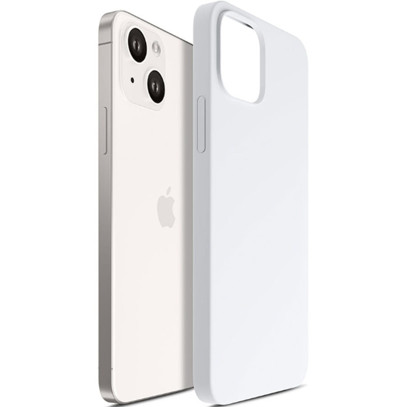 Etui silikonowe 3mk Hardy Silicone MagCase MagSafe do Apple iPhone 15 Plus, białe