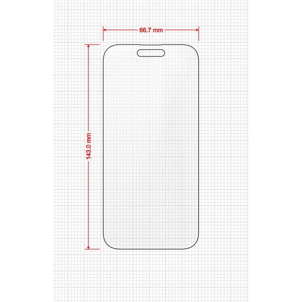 Folia matowa z aplikatorem na ekran Grizz MatteScreen Easy do Apple iPhone 15 Pro