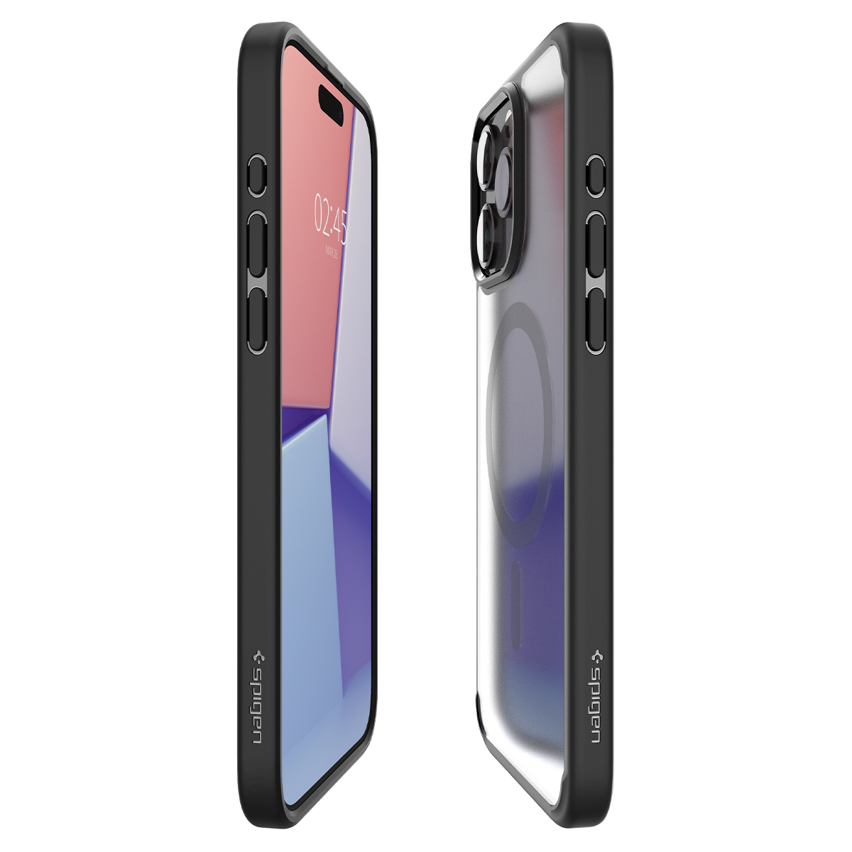 Etui Spigen Ultra Hybrid Mag z MagSafe do Apple iPhone 15 Pro Max, matowe czarne