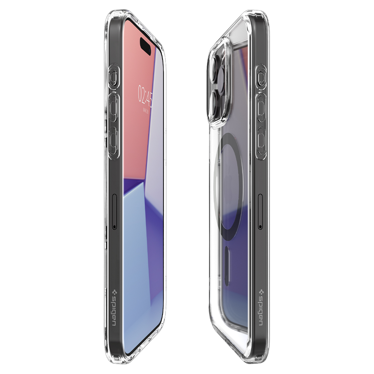 Etui Spigen Ultra Hybrid Mag z MagSafe do Apple iPhone 15 Pro Max, grafitowe