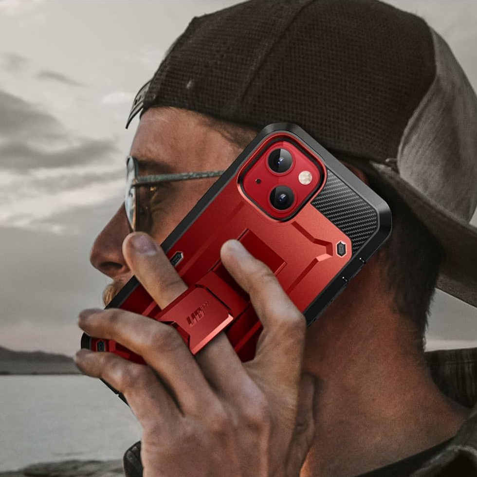 Schutzhülle Supcase Unicorn Beetle Pro für iPhone 15, Rot