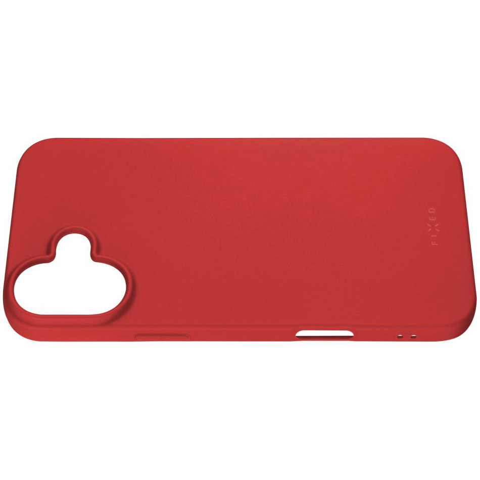 Elastyczne i cienkie etui Fixed Story do Apple iPhone 16 Plus, czerwone