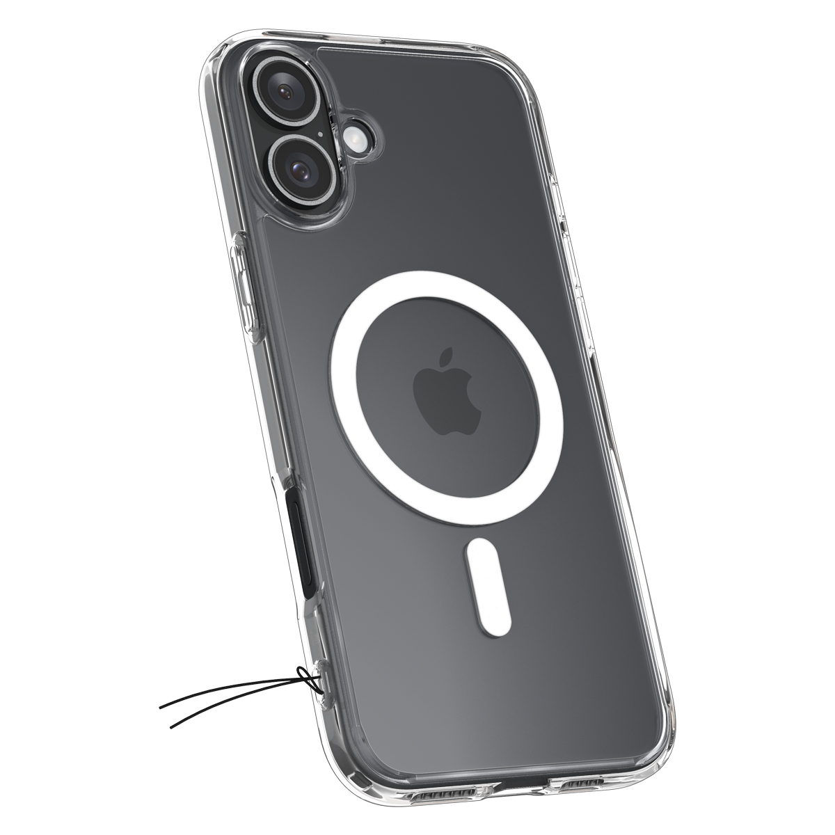 Etui Spigen Ultra Hybrid Mag z MagSafe do Apple iPhone 16 Plus, przezroczysto-białe