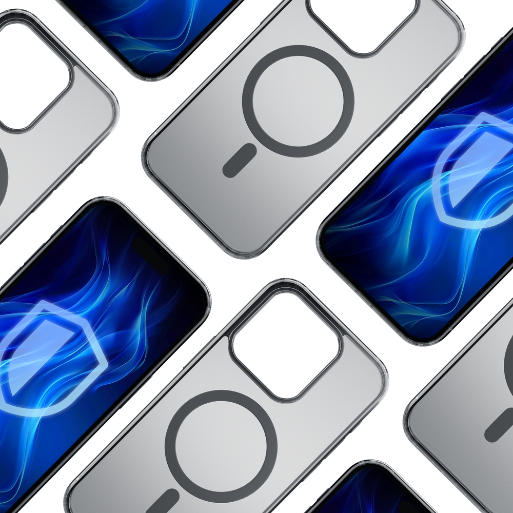 Etui 3mk Frosty MagCase do Apple iPhone 16 Pro Max, półprzezroczyste z czarnym