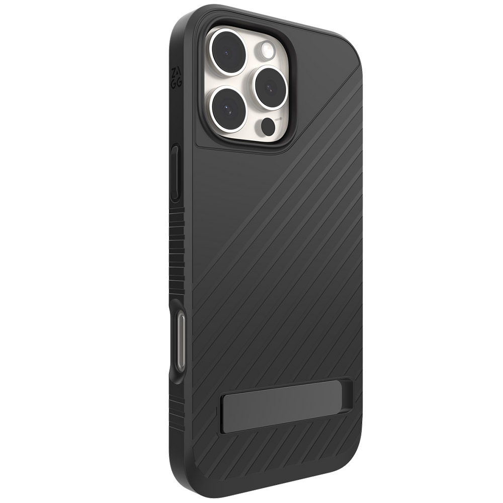 Etui Zagg Denali Snap Kickstand do Apple iPhone 16 Pro Max, czarne
