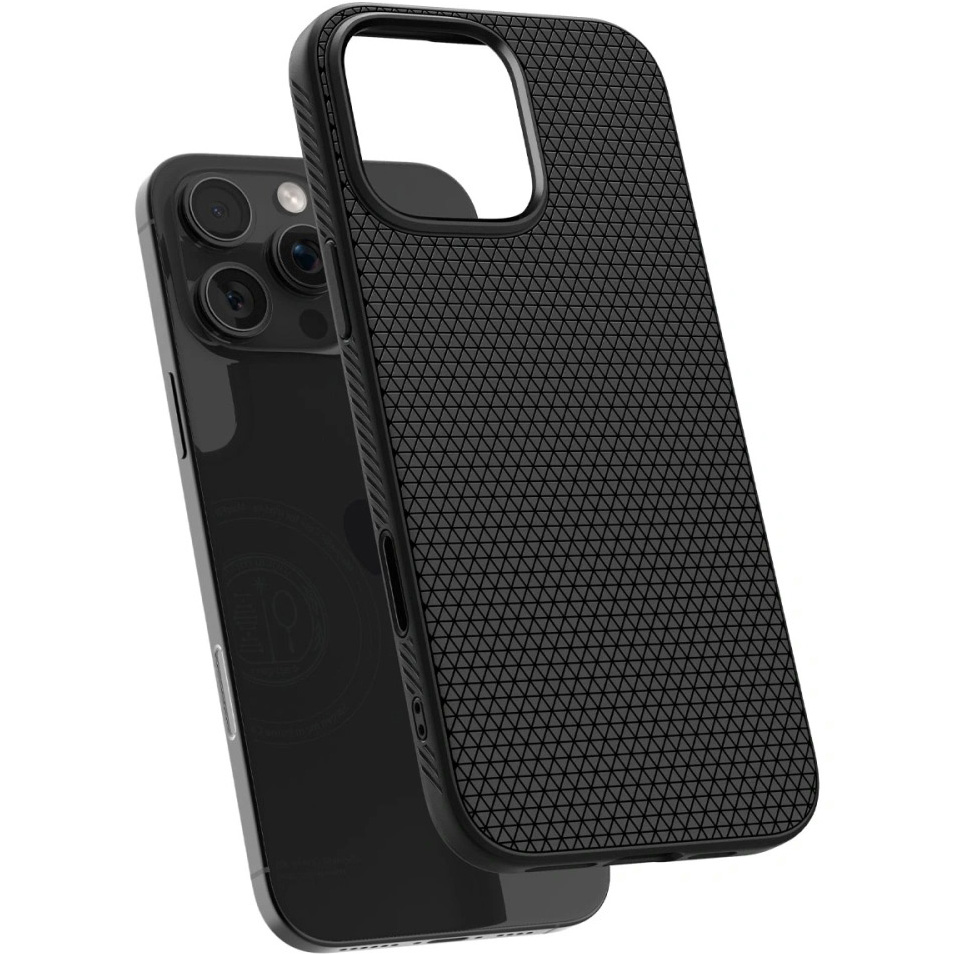Etui Spigen Liquid Air T Mag MagSafe do iPhone 16 Pro Max, czarne
