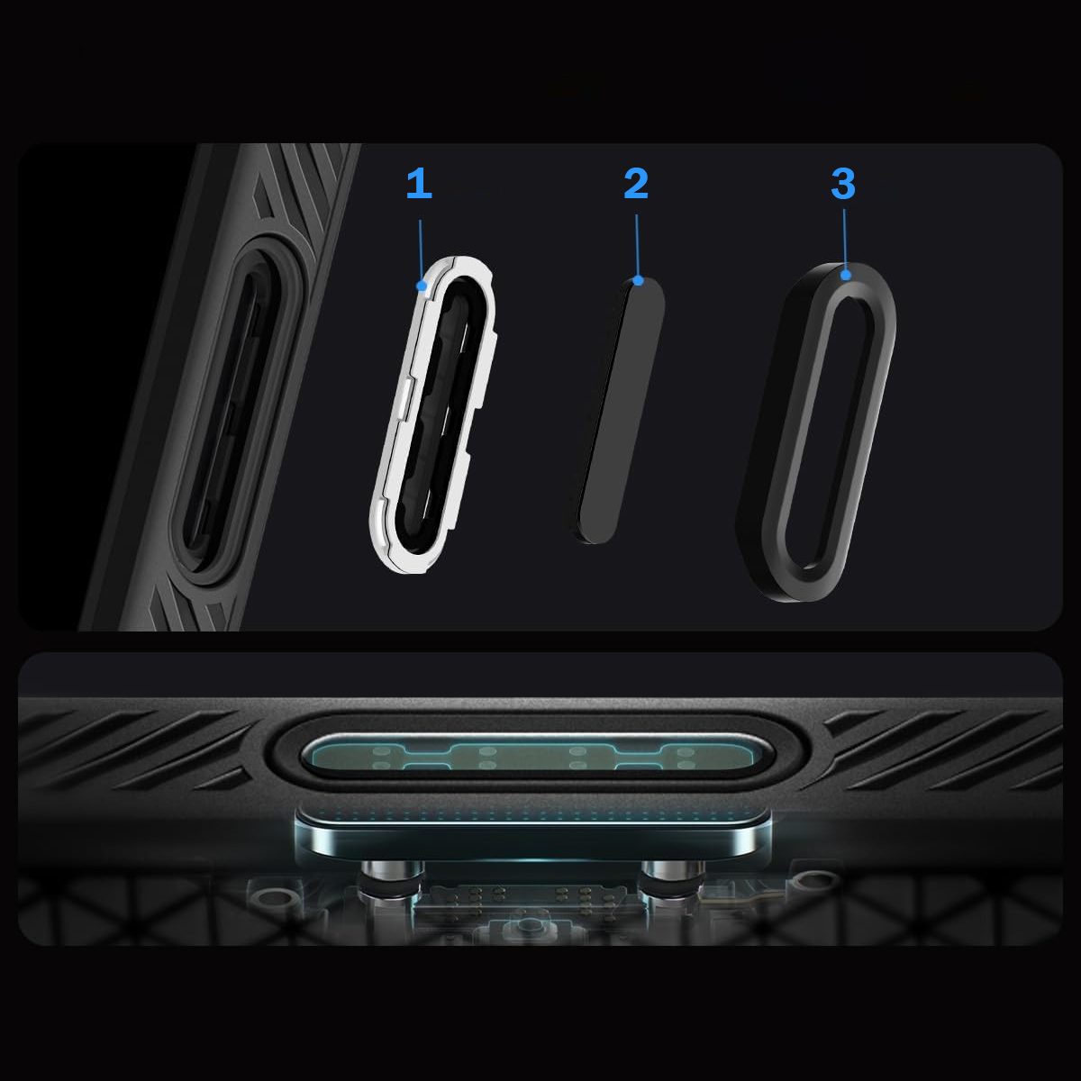 Etui Spigen Liquid Air T Mag MagSafe do iPhone 16 Pro Max, czarne