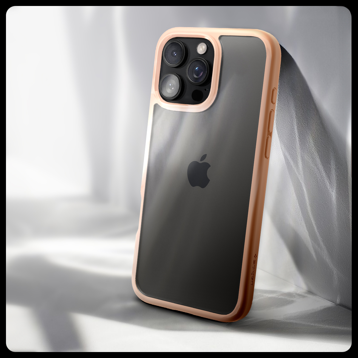 Etui Spigen Ultra Hybrid do Apple iPhone 16 Pro Max, przezroczysto-różowe