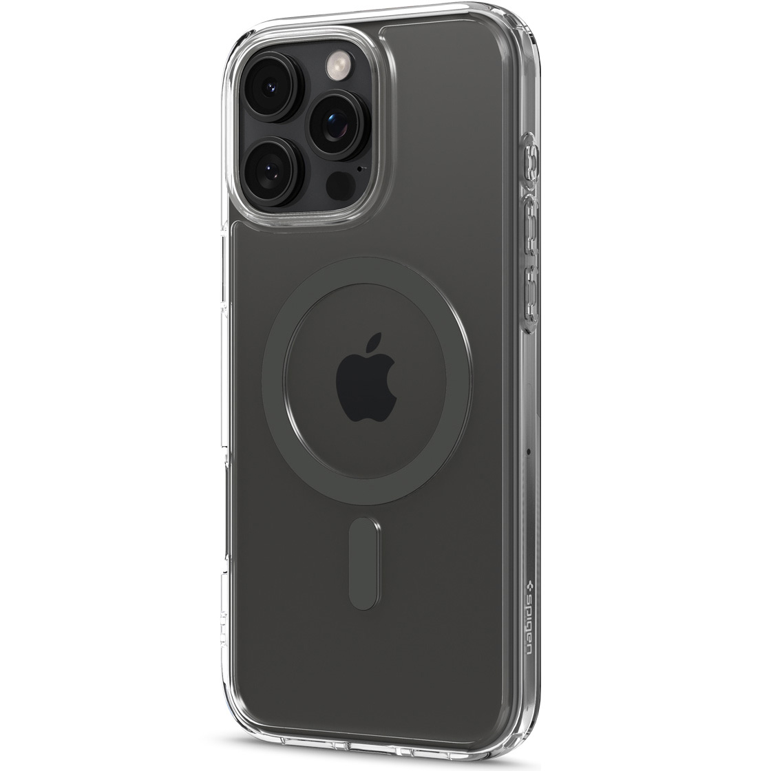 Etui Spigen Ultra Hybrid Mag z MagSafe do Apple iPhone 16 Pro Max, przezroczysto-szare