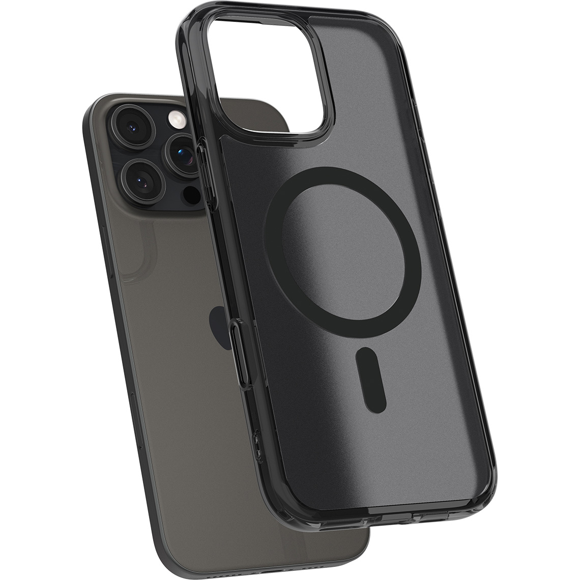 Etui Spigen Ultra Hybrid T Mag z MagSafe do Apple iPhone 16 Pro Max, półprzezroczysto-czarne