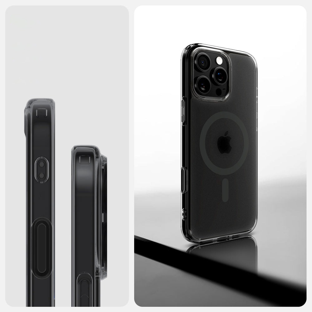 Etui Spigen Ultra Hybrid T Mag z MagSafe do Apple iPhone 16 Pro Max, półprzezroczysto-czarne