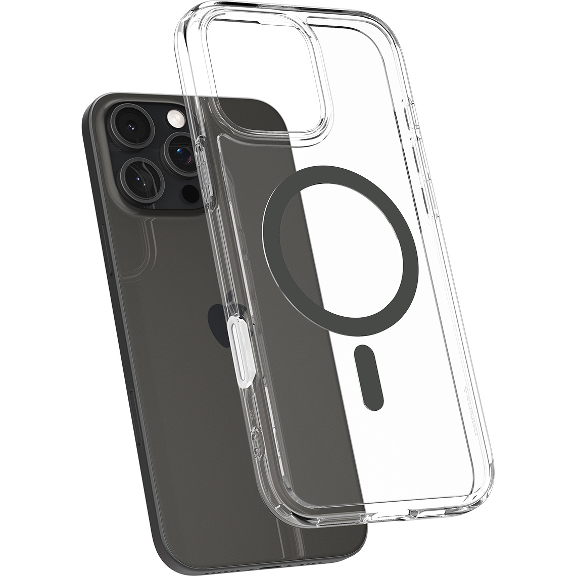 Etui Spigen Ultra Hybrid T Mag z MagSafe do Apple iPhone 16 Pro Max, przezroczysto-szare