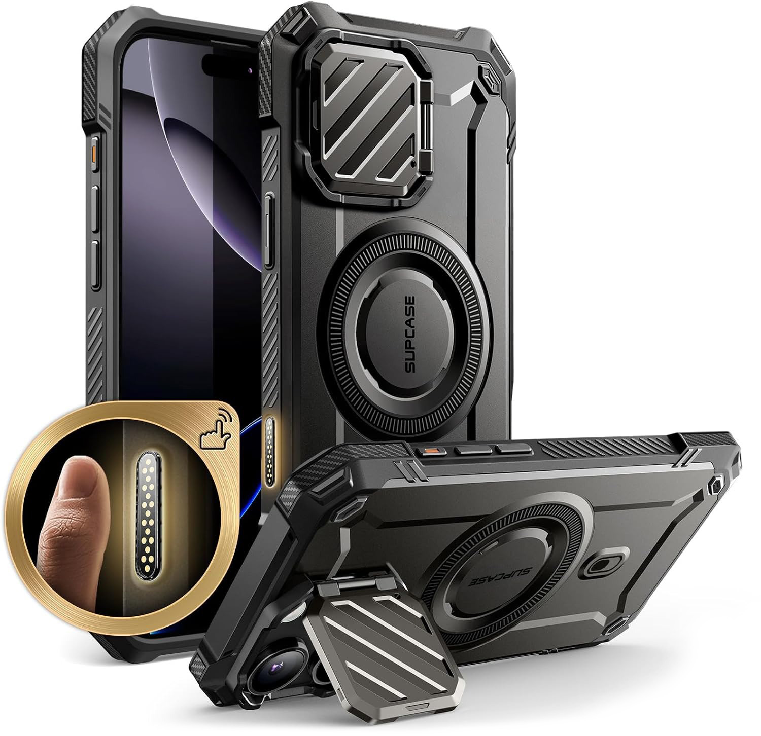 Etui Supcase Unicorn Beetle Mag XT (CC) z MagSafe do Apple iPhone 16 Pro Max, czarne