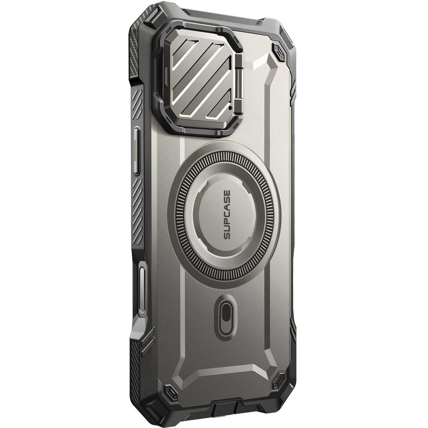 Etui Supcase Unicorn Beetle Mag XT z MagSafe do Apple iPhone 16 Pro Max, szare