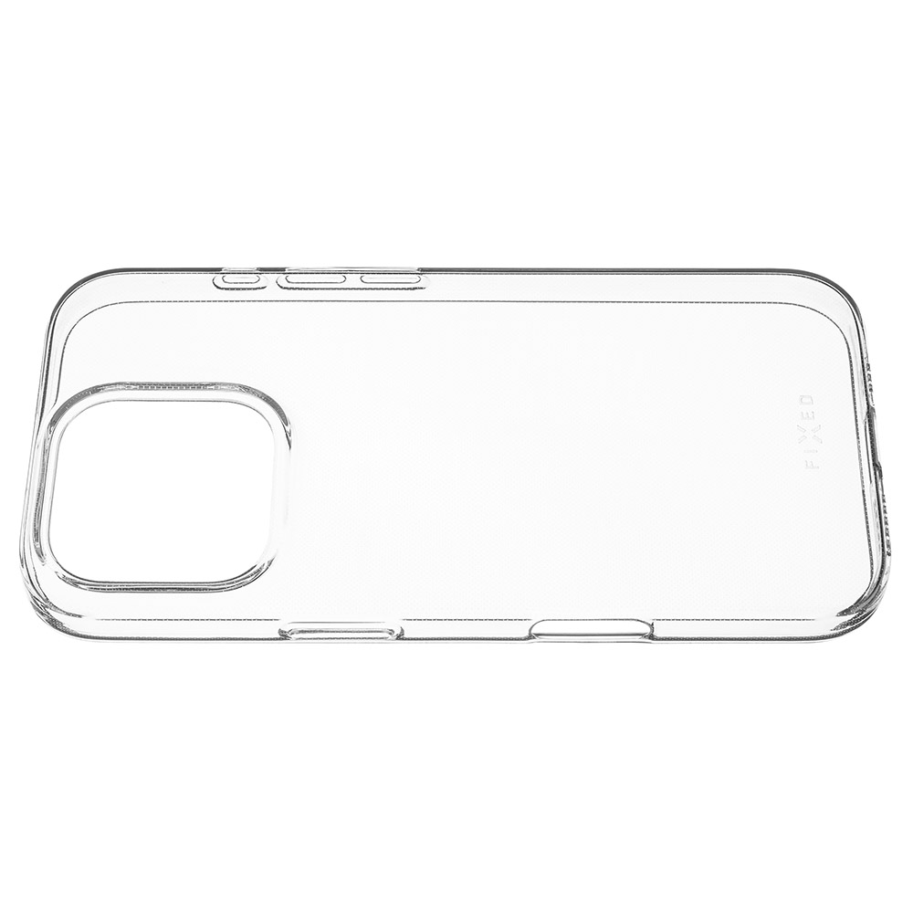Elastyczne i cienkie etui Fixed Slim AntiUV do Apple iPhone 16 Pro, przezroczyste.