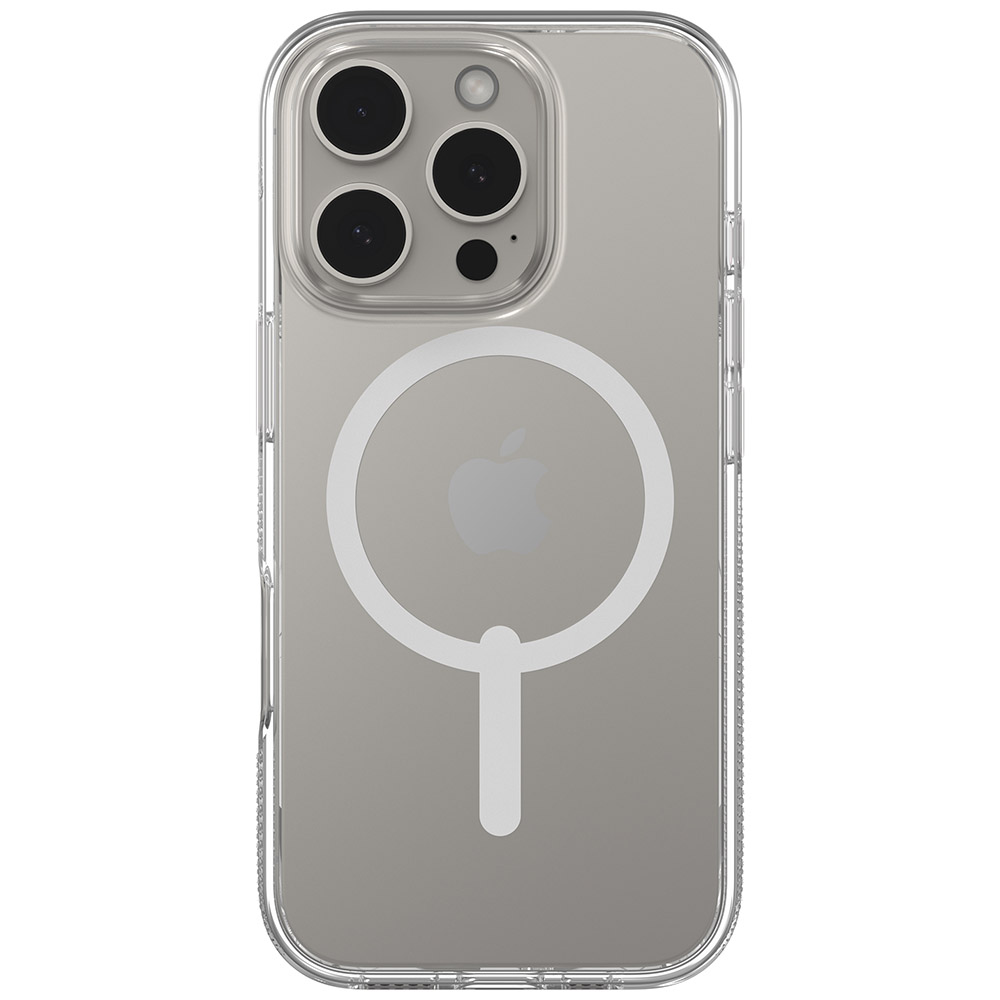 Etui Zagg Gear4 Crystal Palace Snap do Apple iPhone 16 Pro, przezroczysto-białe