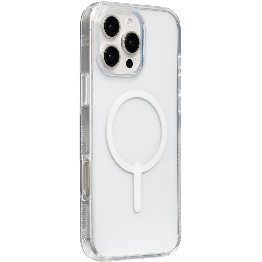 Etui Zagg Gear4 Crystal Palace Snap do Apple iPhone 16 Pro, przezroczysto-białe