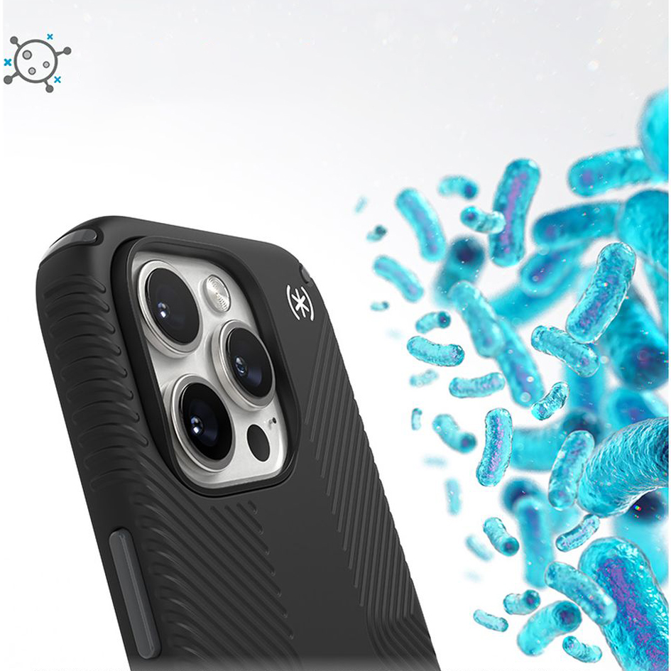 Etui Speck Presidio2 Grip do Apple iPhone 16 Pro, czarne