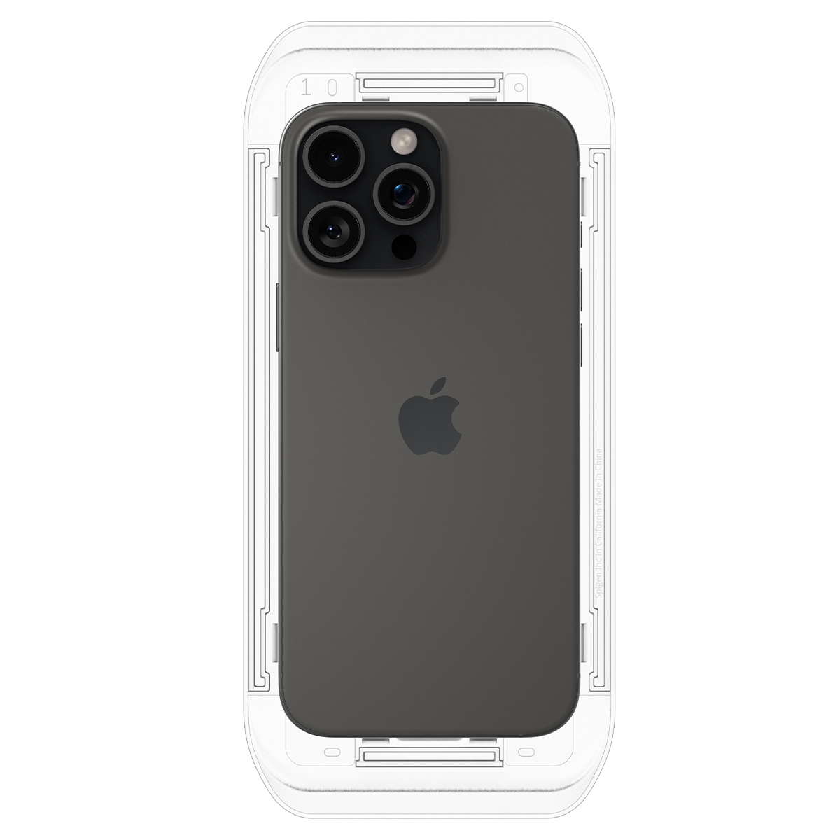 Szkło do etui + Aplikator Spigen Glas.tr Privacy EZ Fit 1-Pack do iPhone 16 Pro