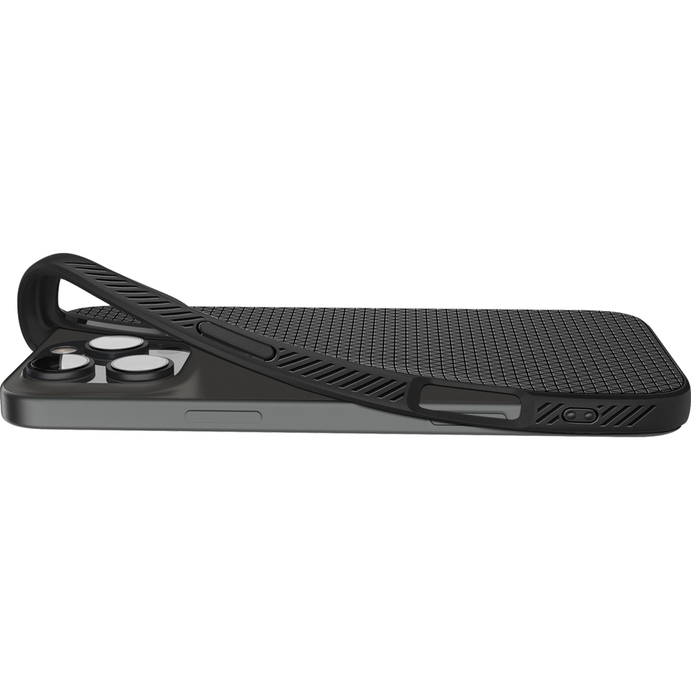 Etui Spigen Liquid Air do Apple iPhone 16 Pro, czarne