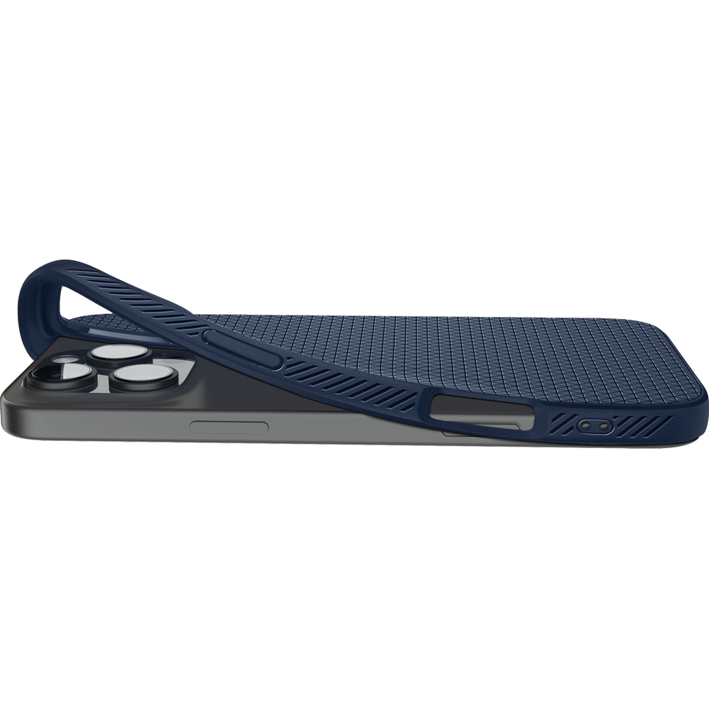 Etui Spigen Liquid Air do Apple iPhone 16 Pro, granatowe