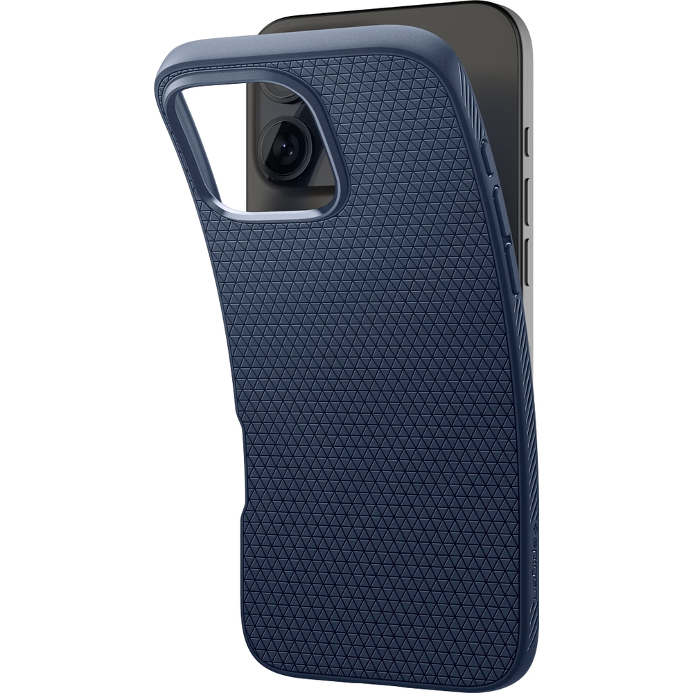 Etui Spigen Liquid Air do Apple iPhone 16 Pro, granatowe