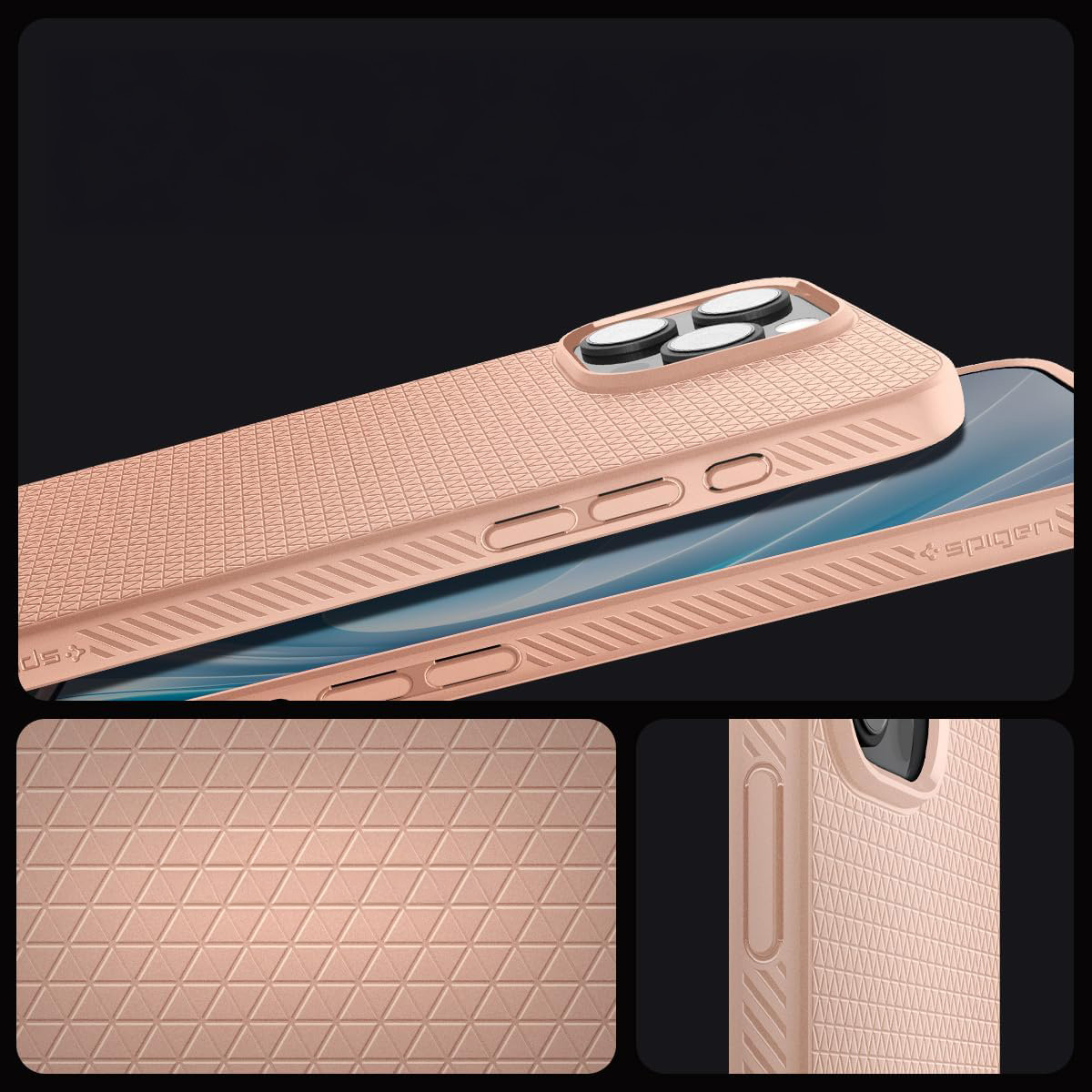 Etui Spigen Liquid Air do Apple iPhone 16 Pro, różowe